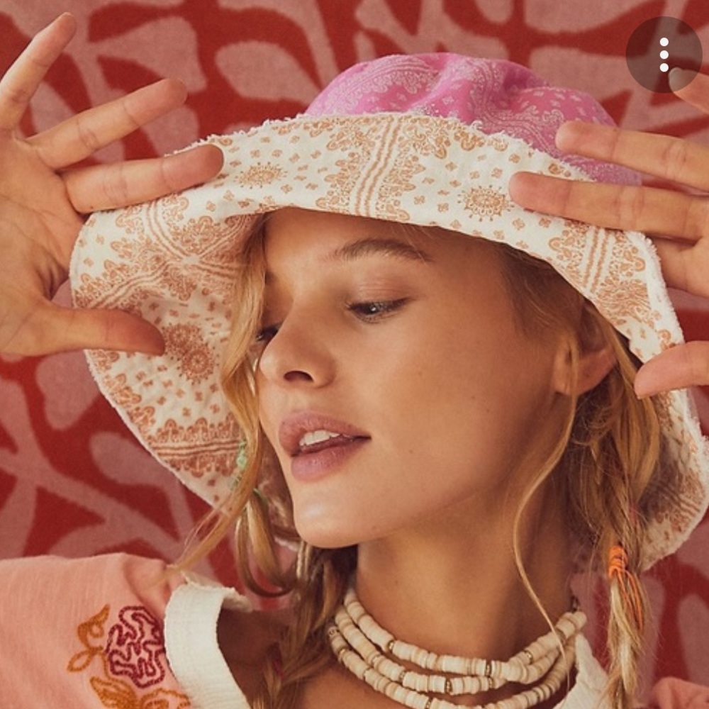 Free People Orchard Print Bucket Hat